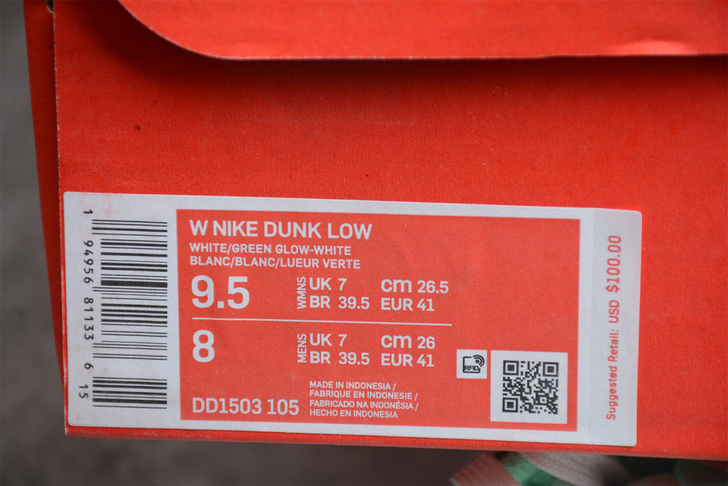 Nike Dunk Low Green Glow dD1503 105