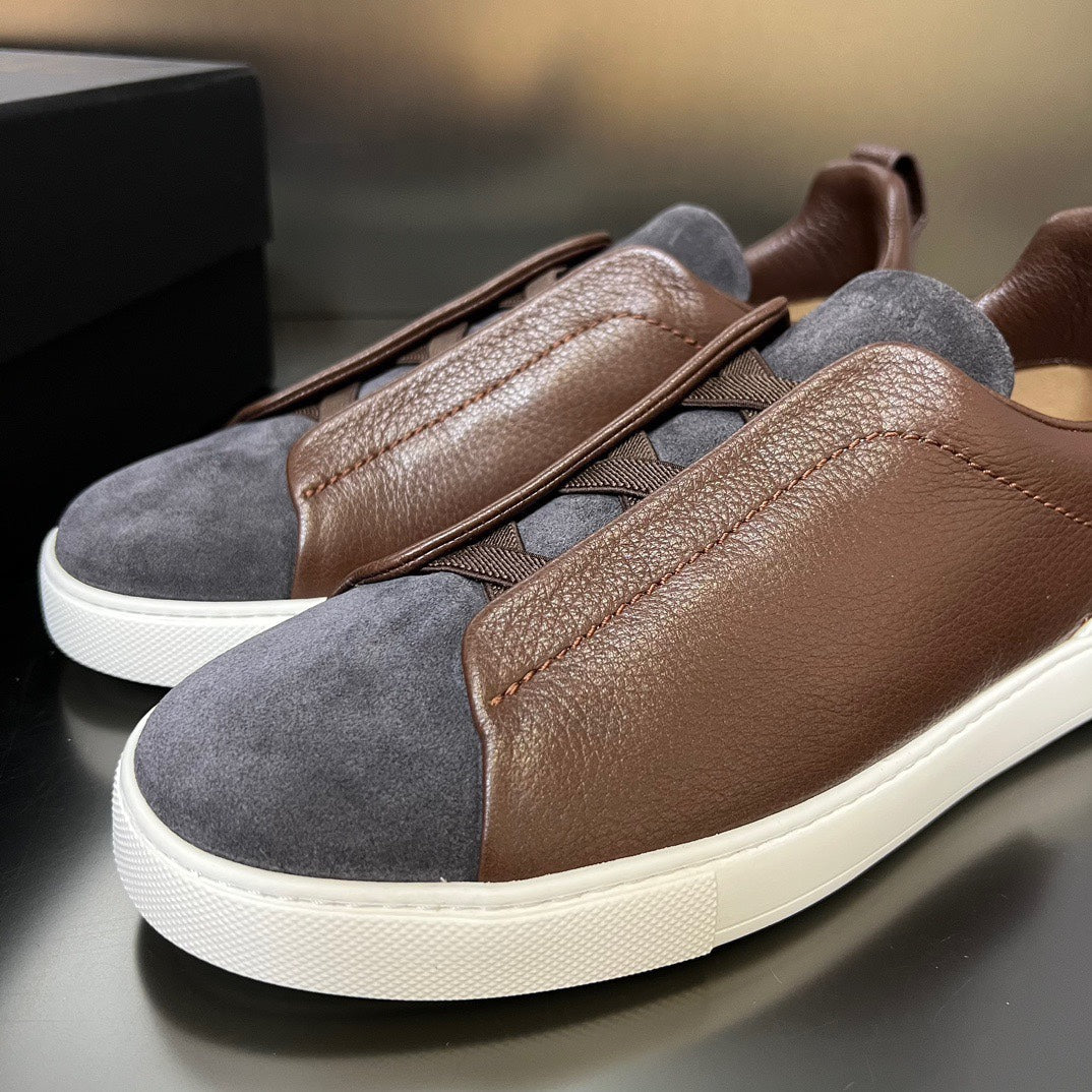 ZEGNA  Triple Stitch Sneakers