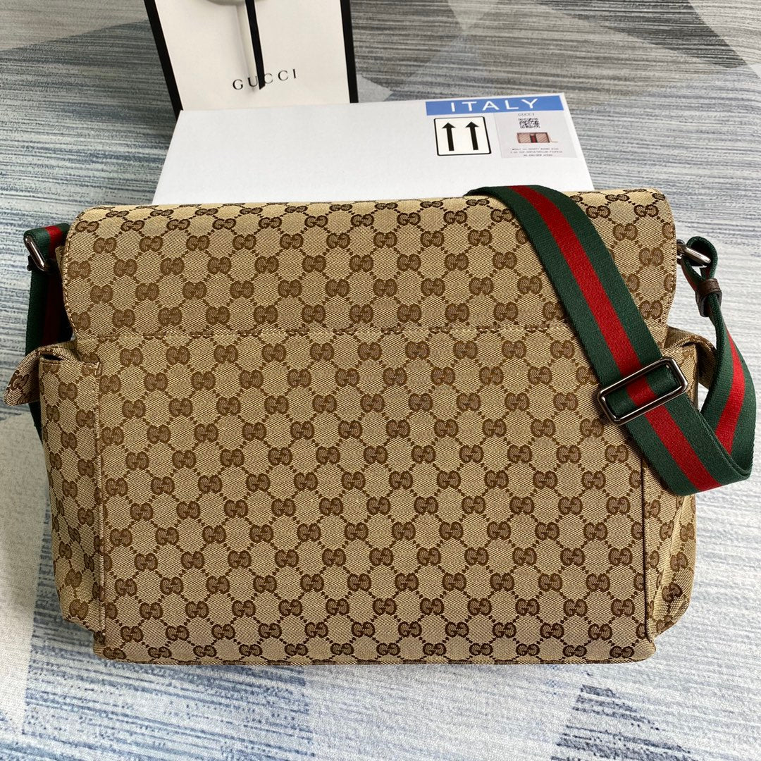 Gucci Messenger Bag GG Beige & Brown