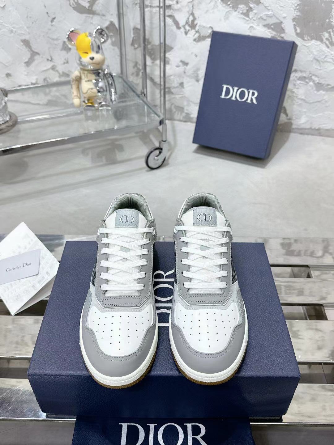 Christian Dior B27 Low-top  White Leather