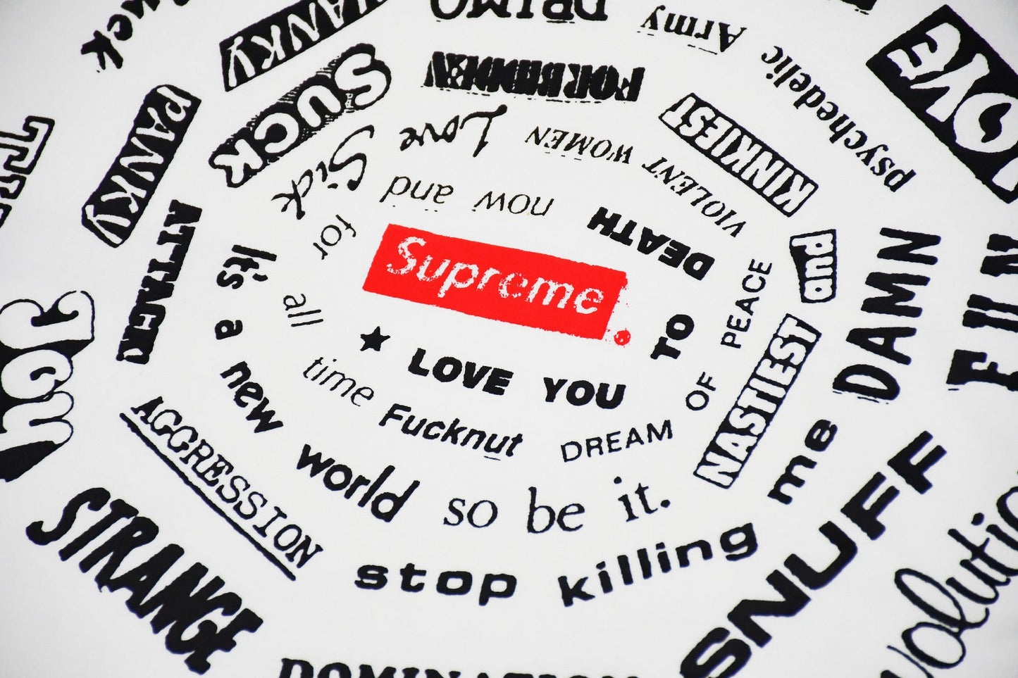 Camiseta Supreme Spiral Tee