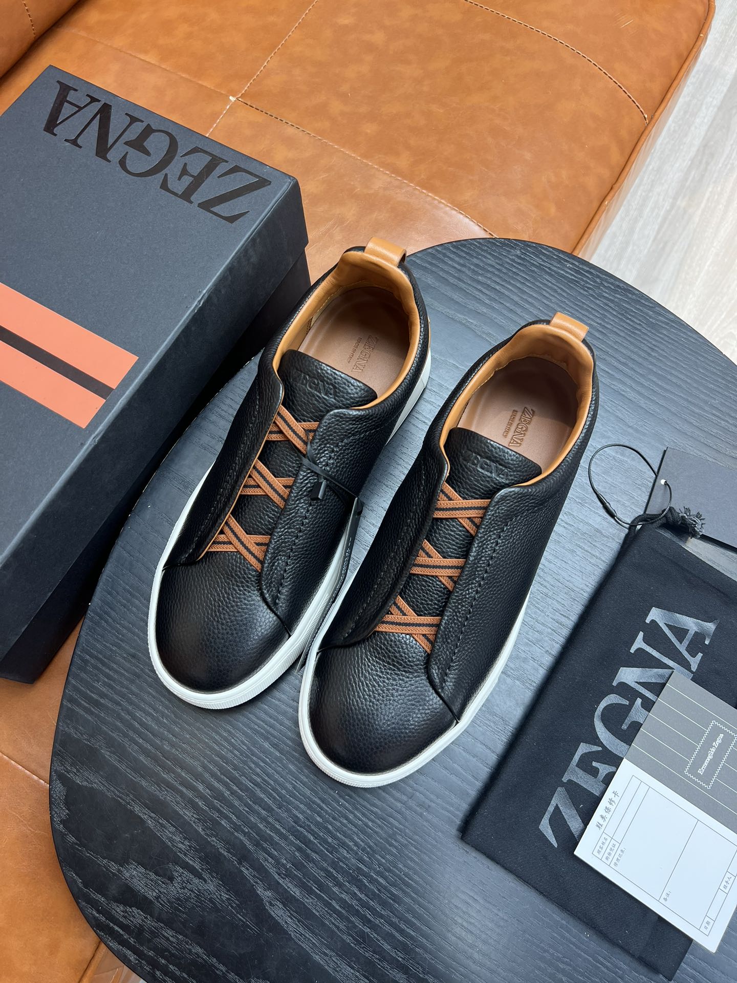 ZEGNA  Triple Stitch Sneakers