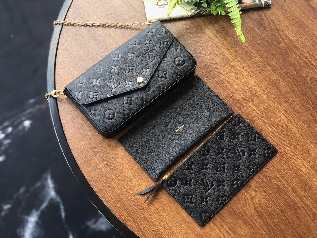 Felicie Pochette Monogram Empreinte Black