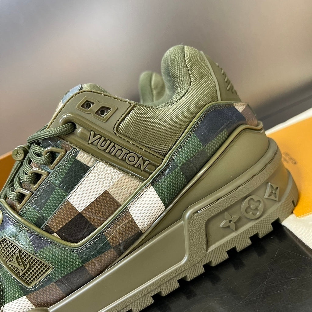 Trainer Maxi Sneaker Green Damoflage Damier