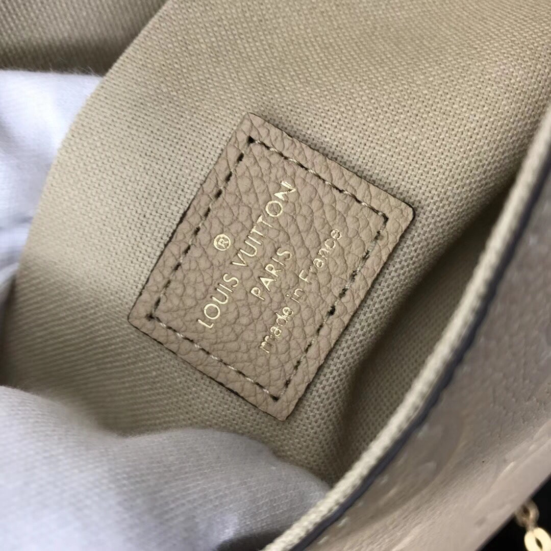 Louis Vuitton Pochette Felicie Monograma Empreinte Tourterelle