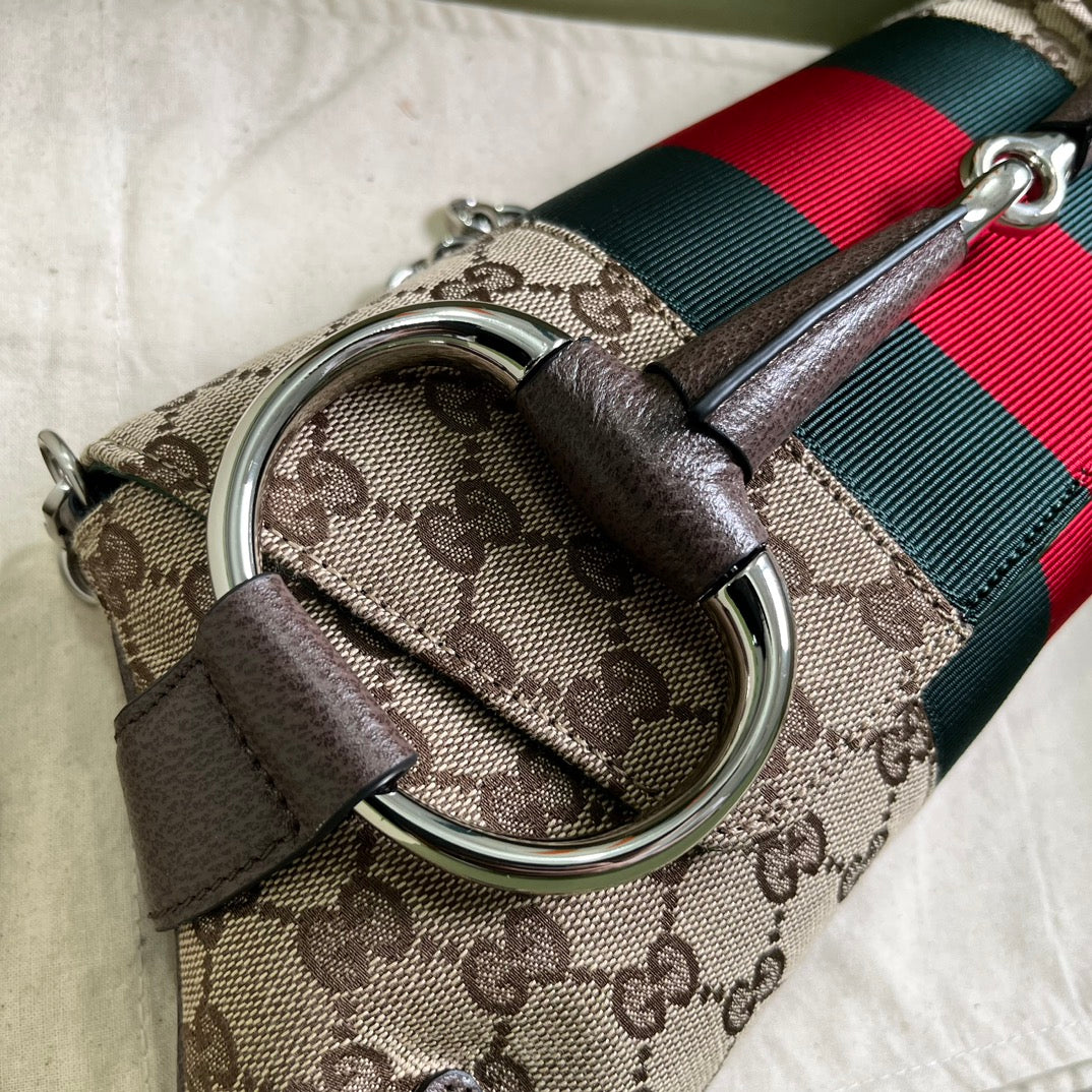 GUCCI Horsebit Chain Small Shoulder Bag