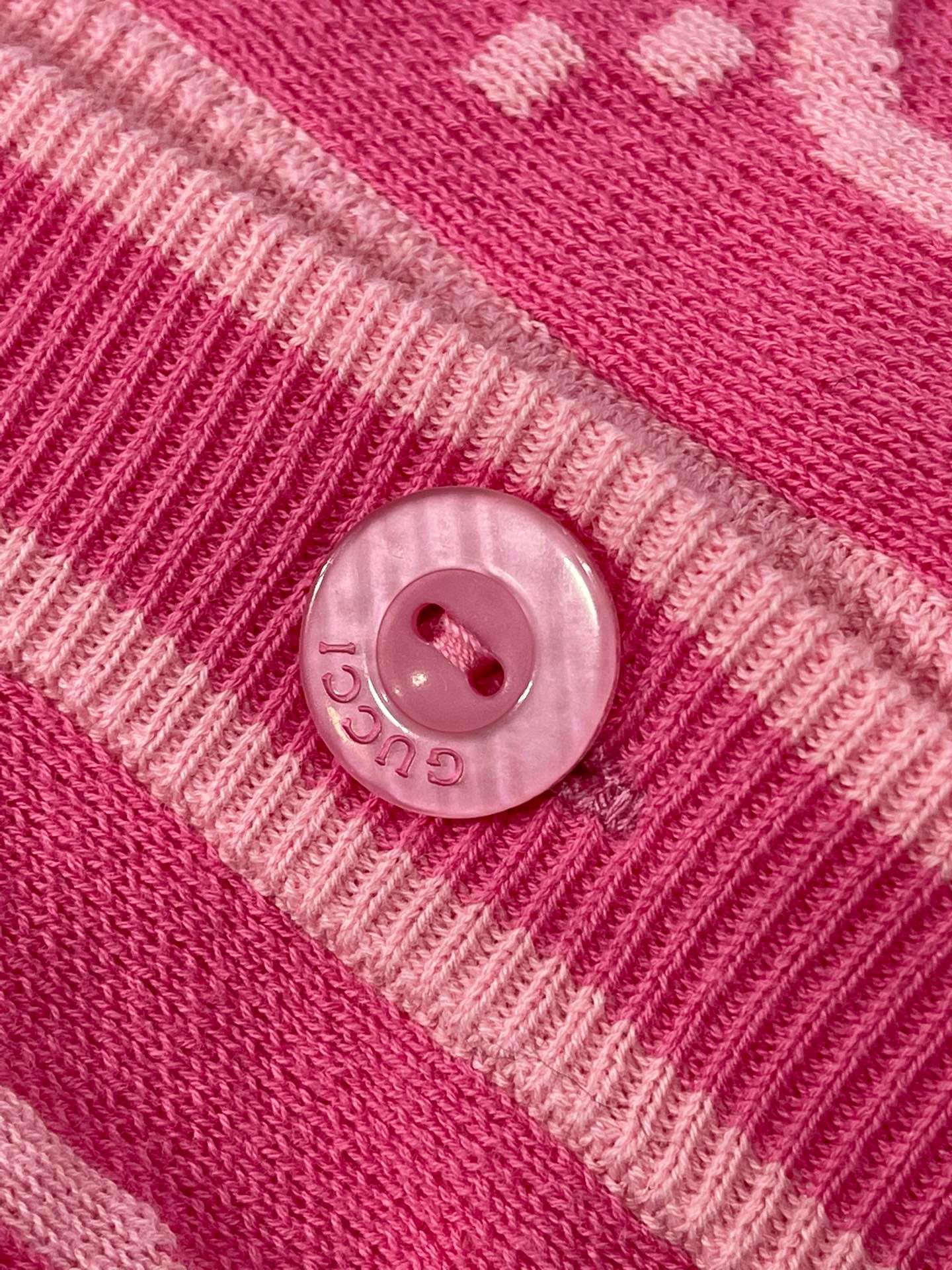 Cardigan de lã Gucci Pink