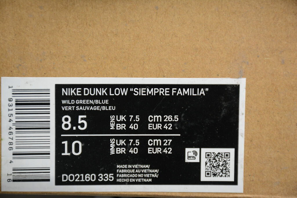 Nike Dunk Low Siempre Familia DO2160-335