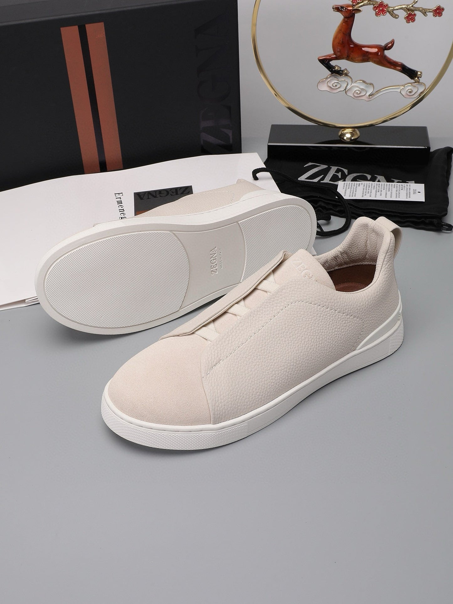 ZEGNA  Triple Stitch Sneakers