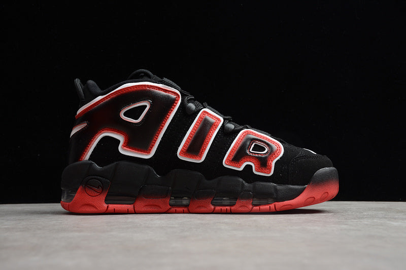 NIKE AIR MORE UPTEMPO BLACK/WHITE-LASER CRIMSON