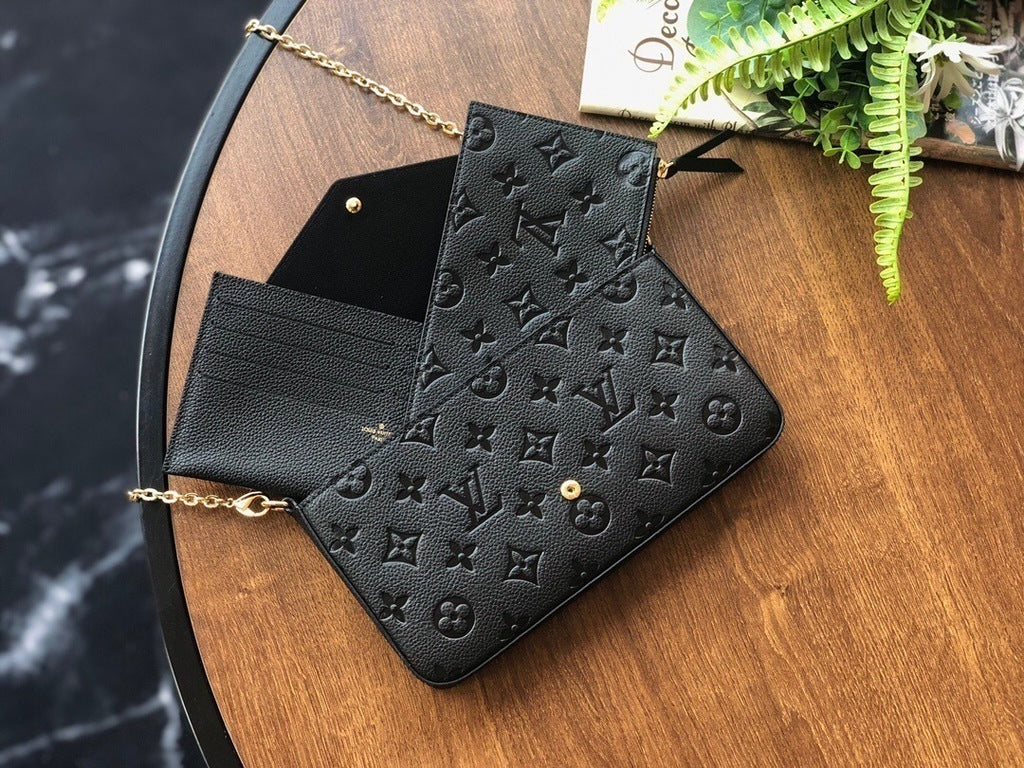 Felicie Pochette Monogram Empreinte Black