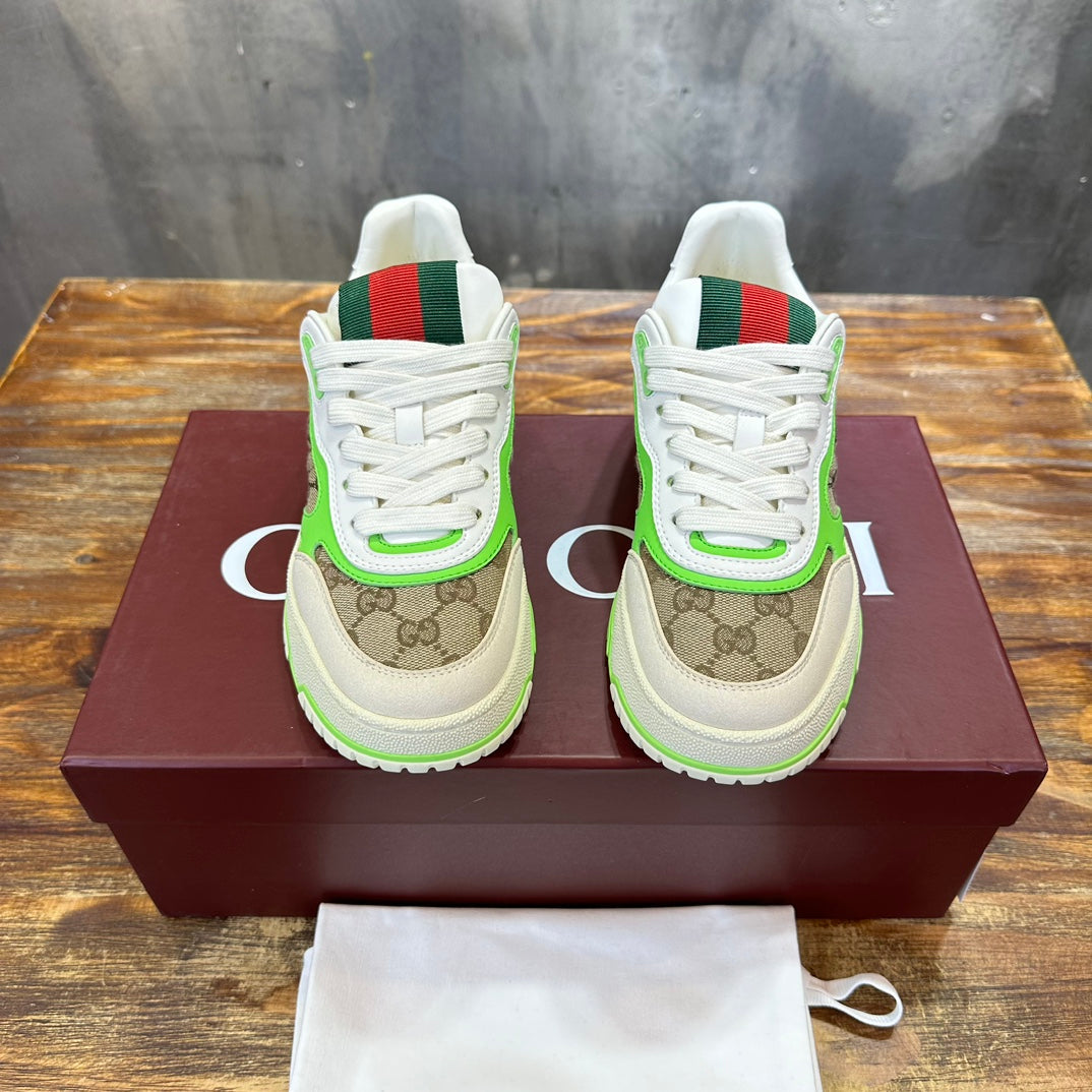 Gucci Re-Web White Beige Green