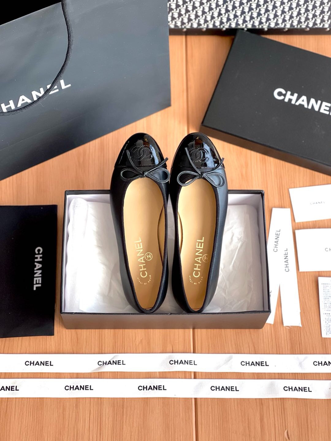 Chanel Lambskin 10mm Ballet Flats