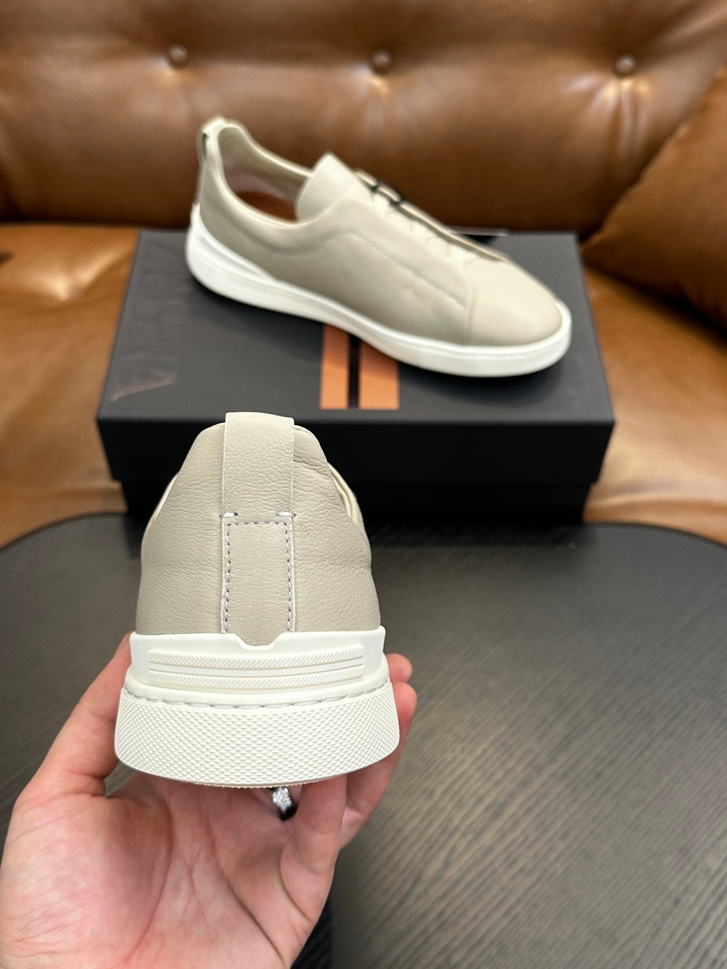 ZEGNA  Triple Stitch Sneakers