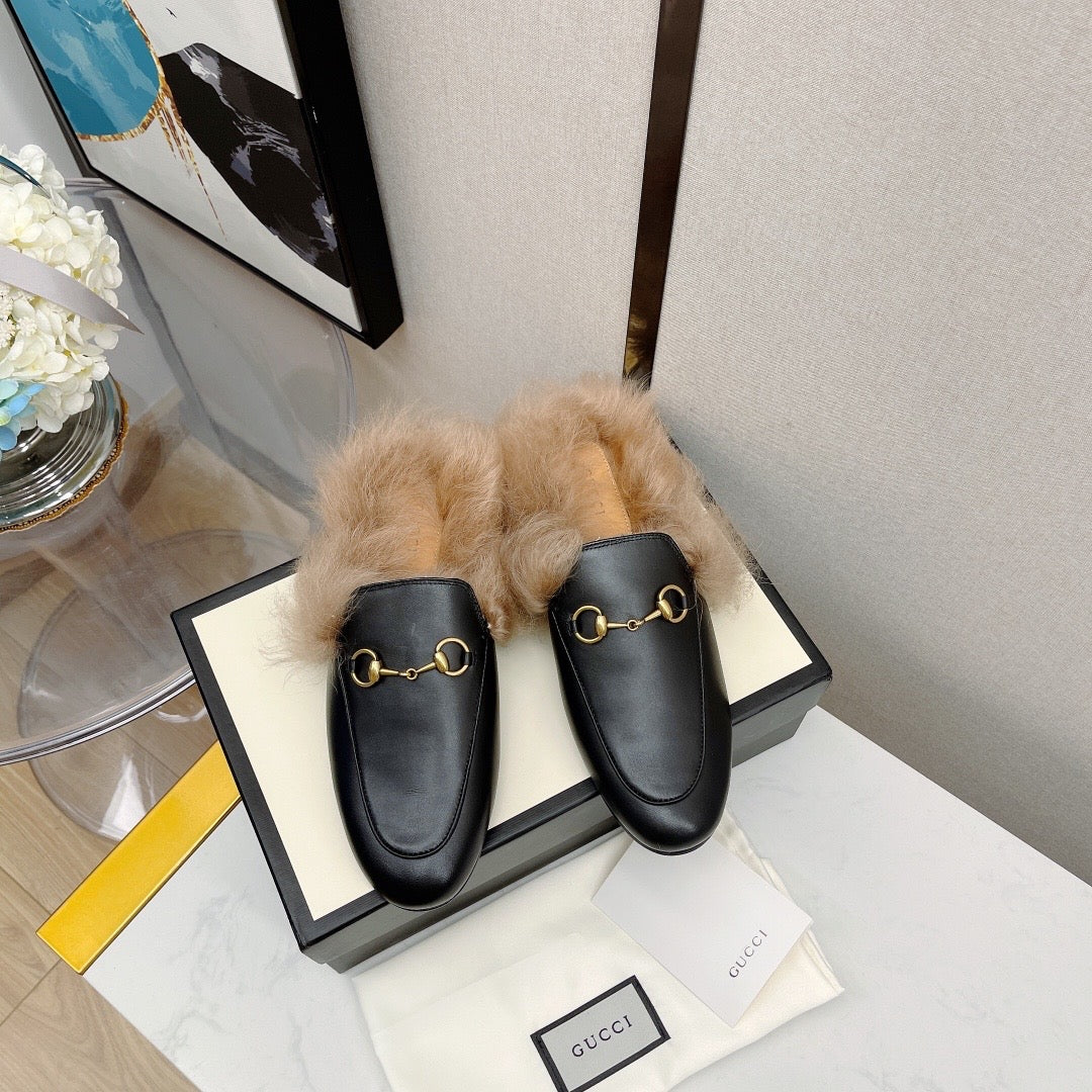 Gucci Princetown Slipper Black 2015 ReEdition Leather