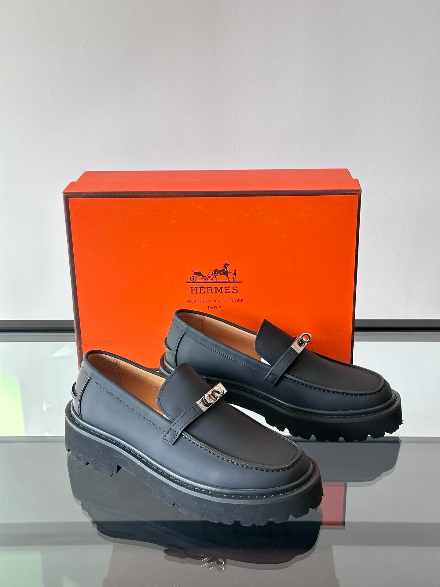 Sapato HERMES Loafers