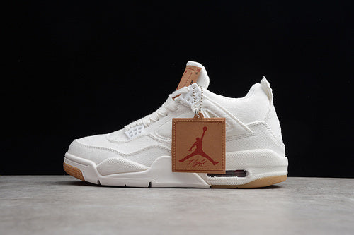 Jordan 4 Retro Levi's White (Levi's Tag) ( Pronta entrega )