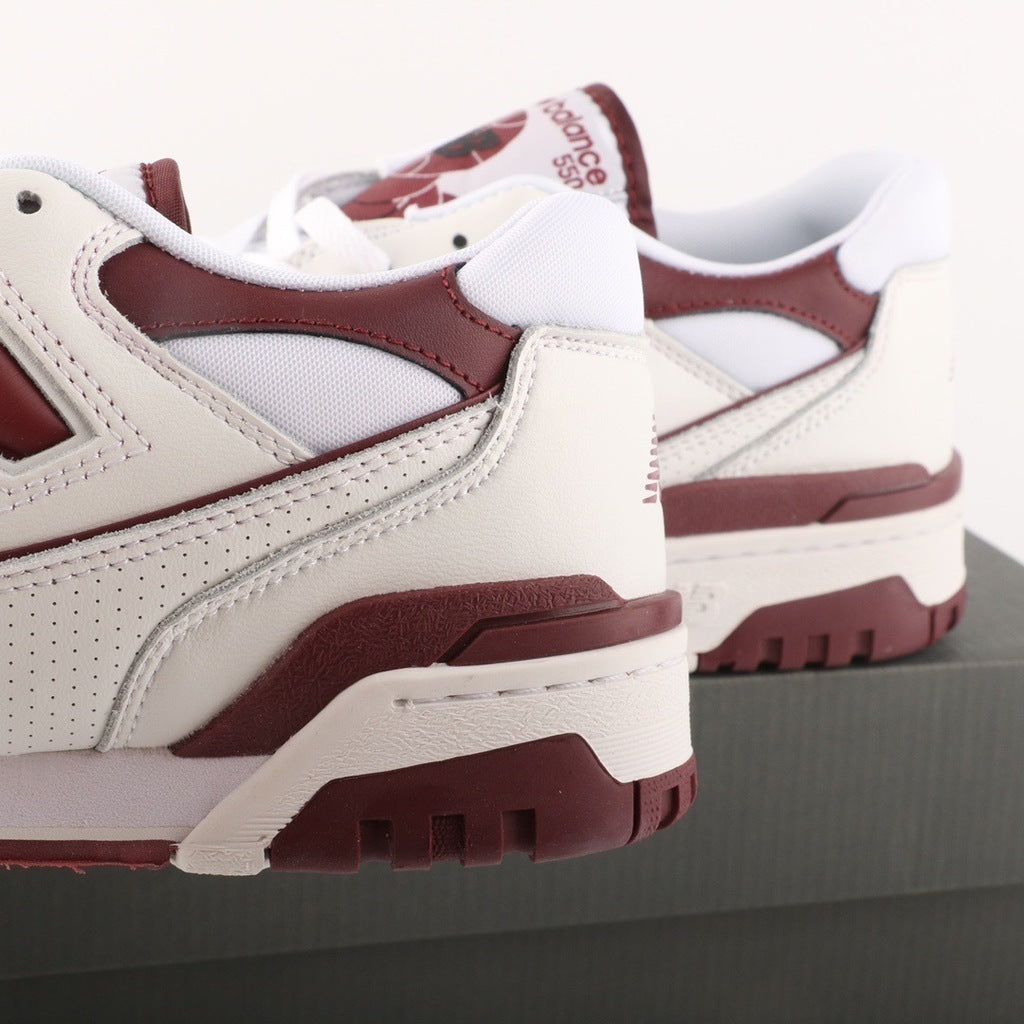 New Balance 550 Sea Salt Burgundy