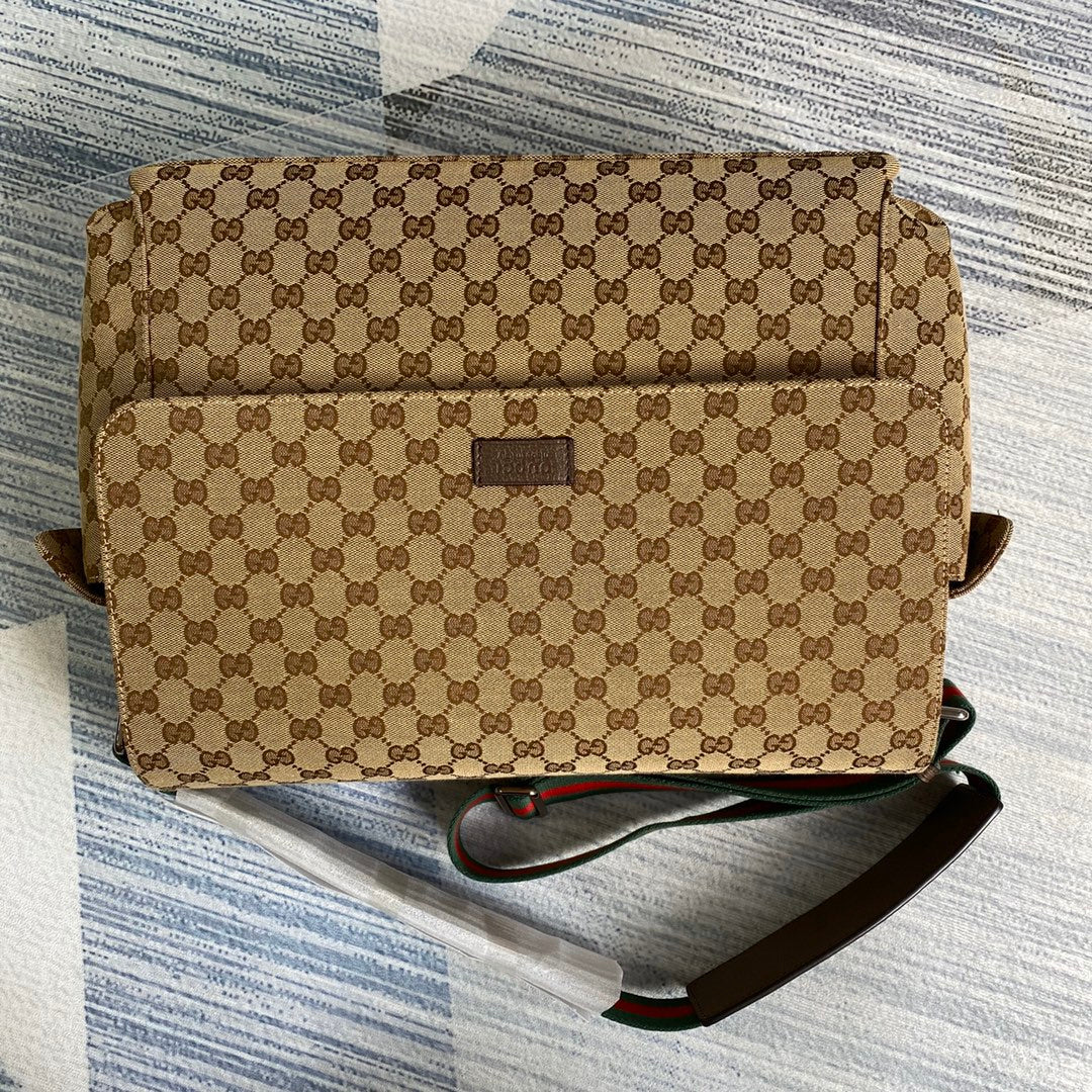 Gucci Messenger Bag GG Beige & Brown