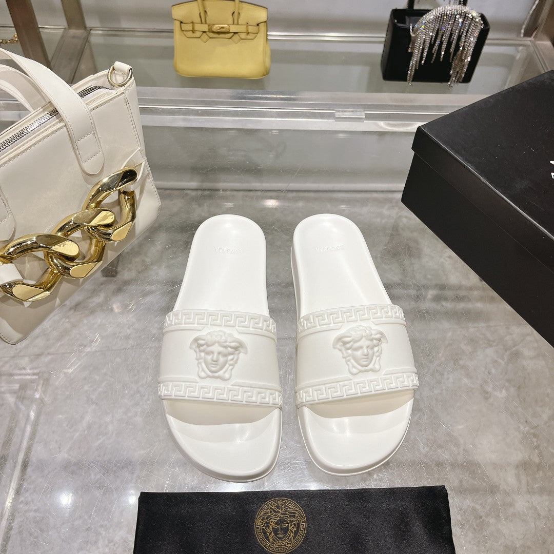 Versace Slide White