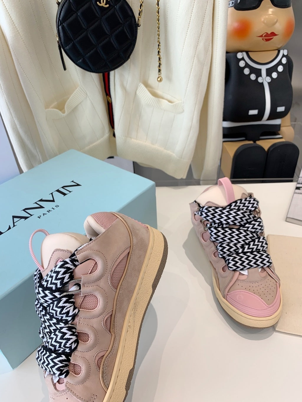 Lanvin Leather Curb Pink Gum