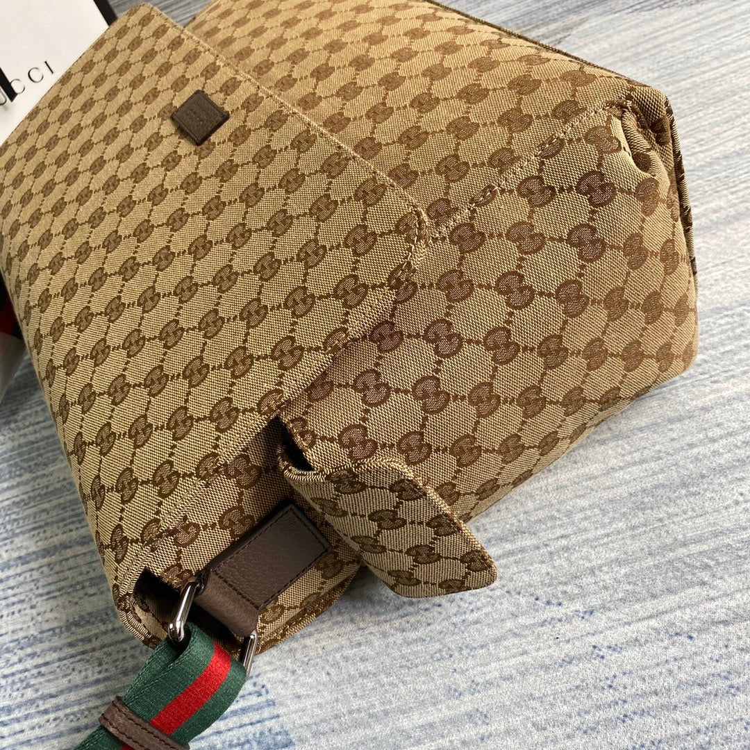 Gucci Messenger Bag GG Beige & Brown