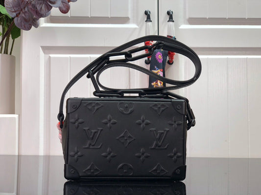 Lv Mini Soft Trunk Monogram Black