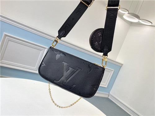 Multi Pochete Lv Black