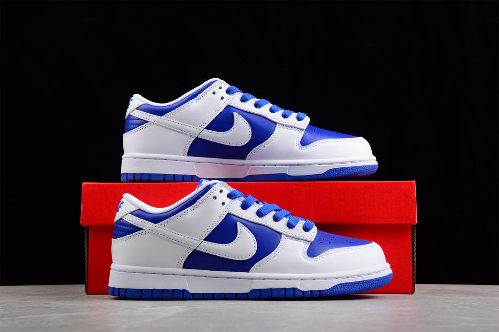 NIKE DUNK LOW RETRO "RACER BLUE WHITE"