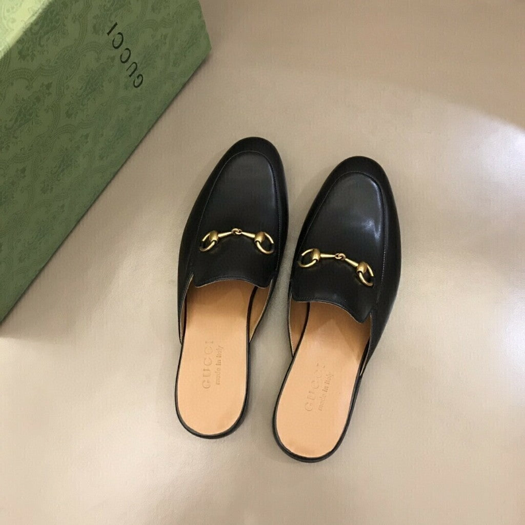 Gucci Princetown Slipper Black Leather