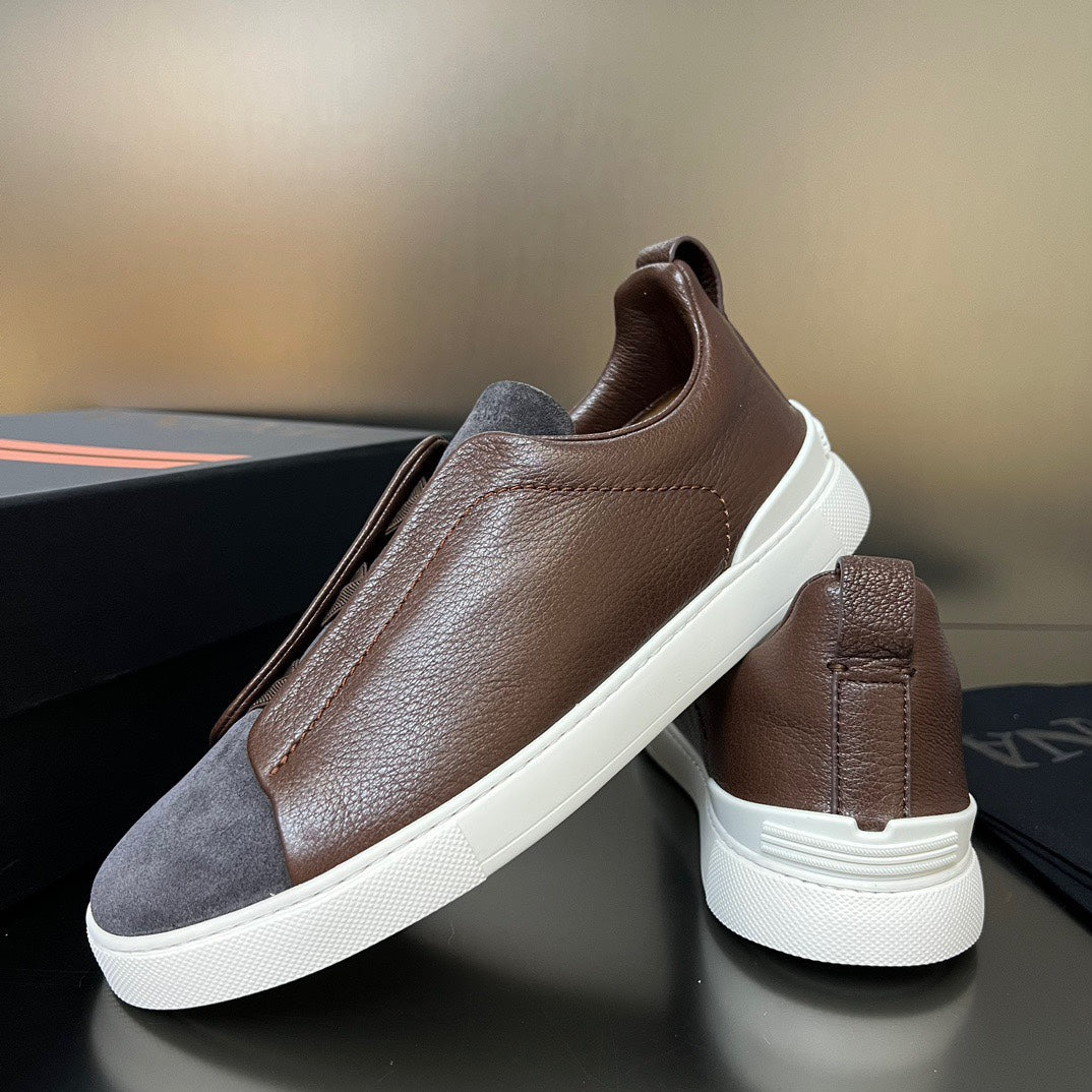 ZEGNA  Triple Stitch Sneakers