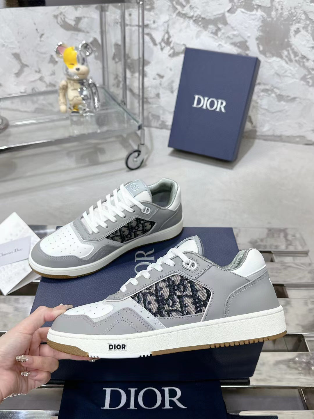 Christian Dior B27 Low-top  White Leather