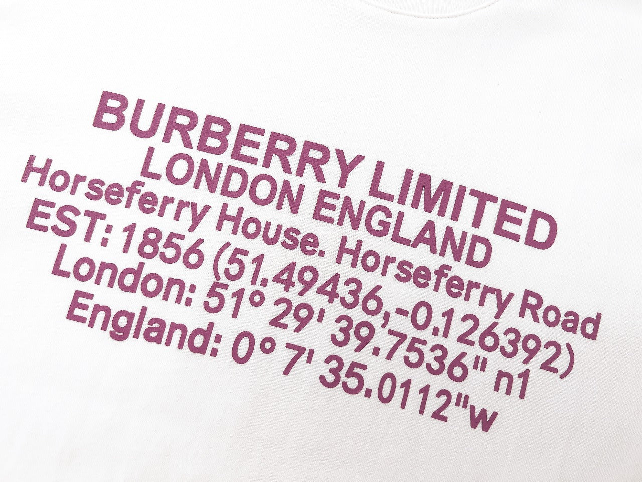 Camiseta Burberry