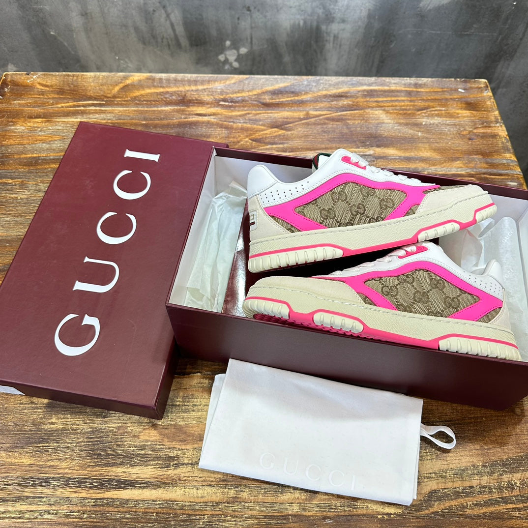 Gucci Re-Web White Beige Pink