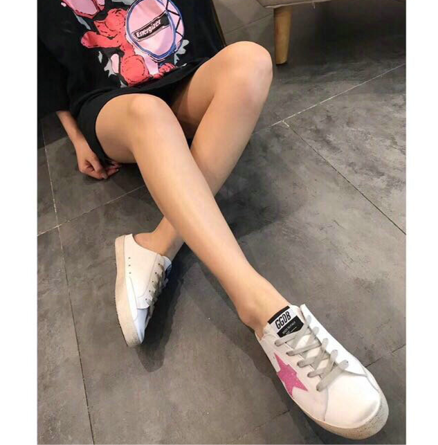 SLIP ON GOLDEN GOOSE GGDB SUPER STAR PINK