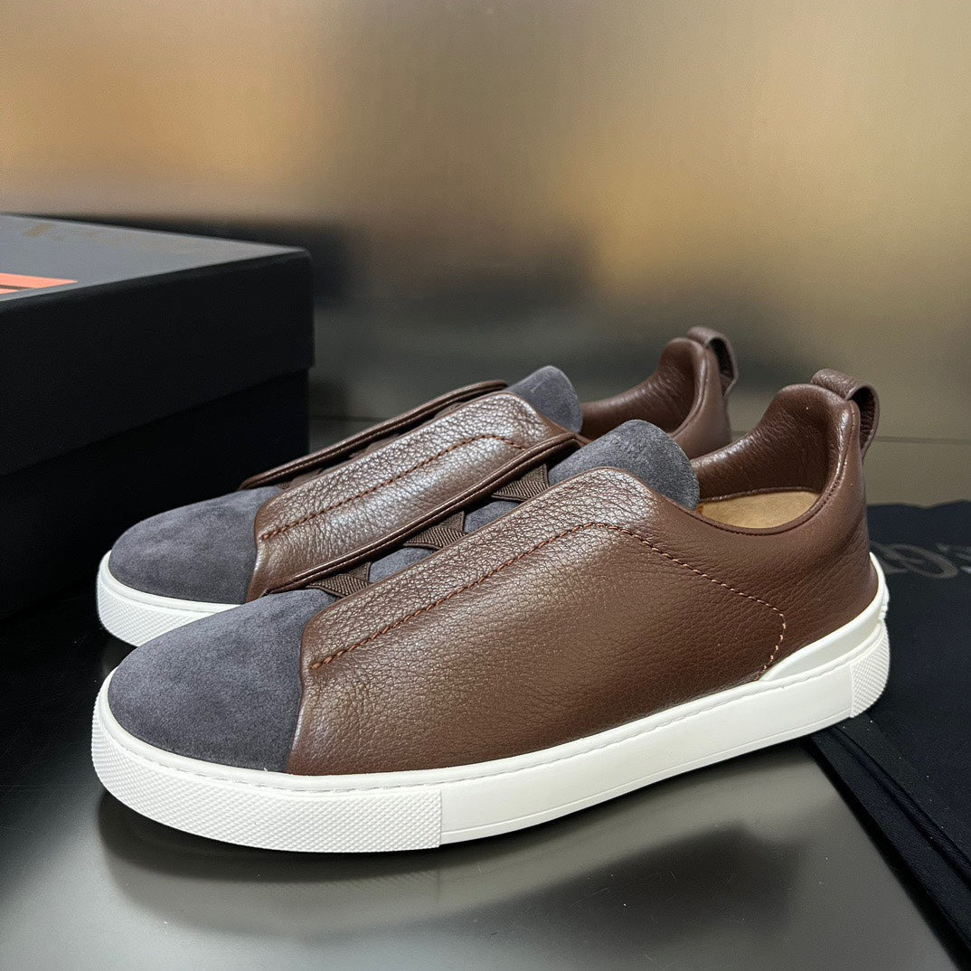 ZEGNA  Triple Stitch Sneakers