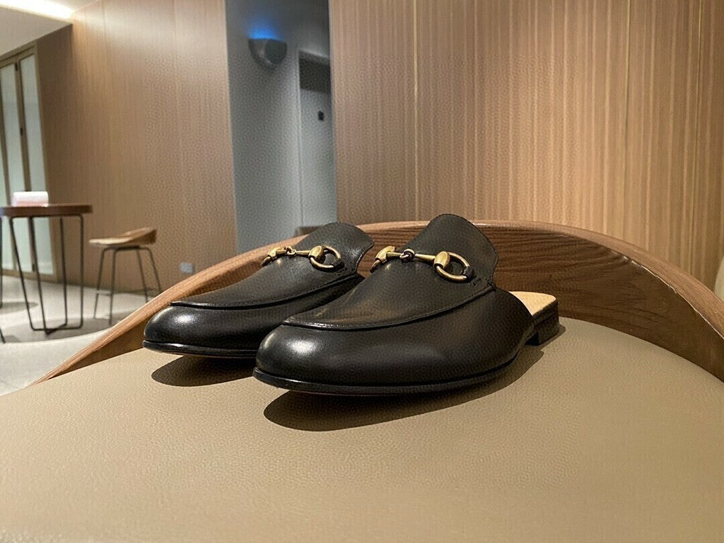 Gucci Princetown Slipper Black Leather