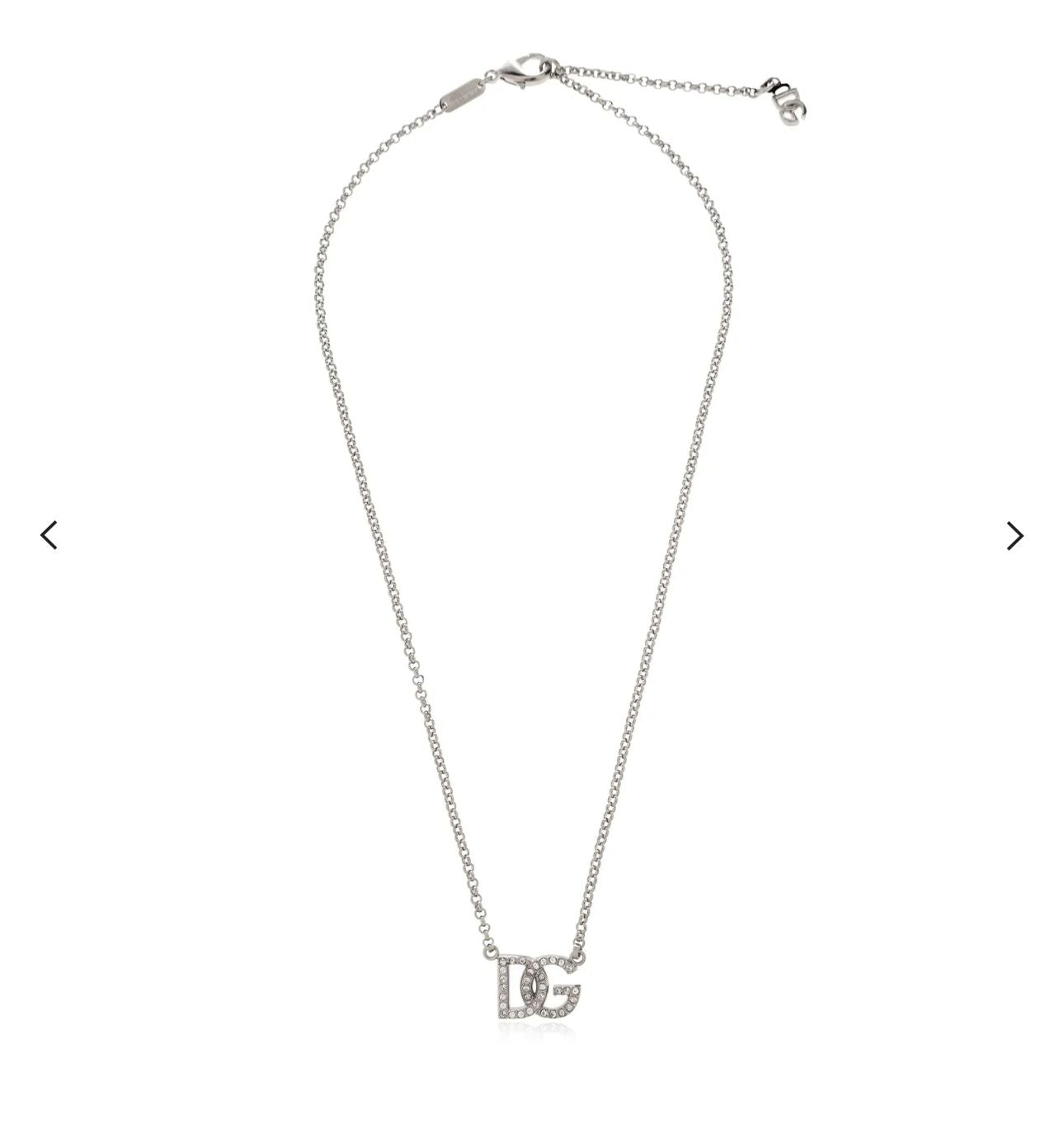 Logo hook closure necklace D&G (JÓIAS)