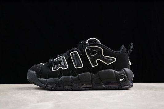 AMBUSH X NIKE AIR MORE UPTEMPO LOW BLACK WHITE