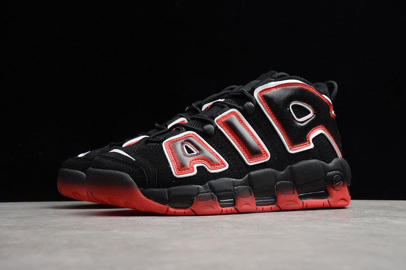 NIKE AIR MORE UPTEMPO BLACK/WHITE-LASER CRIMSON