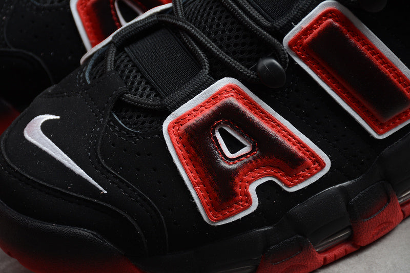 NIKE AIR MORE UPTEMPO BLACK/WHITE-LASER CRIMSON