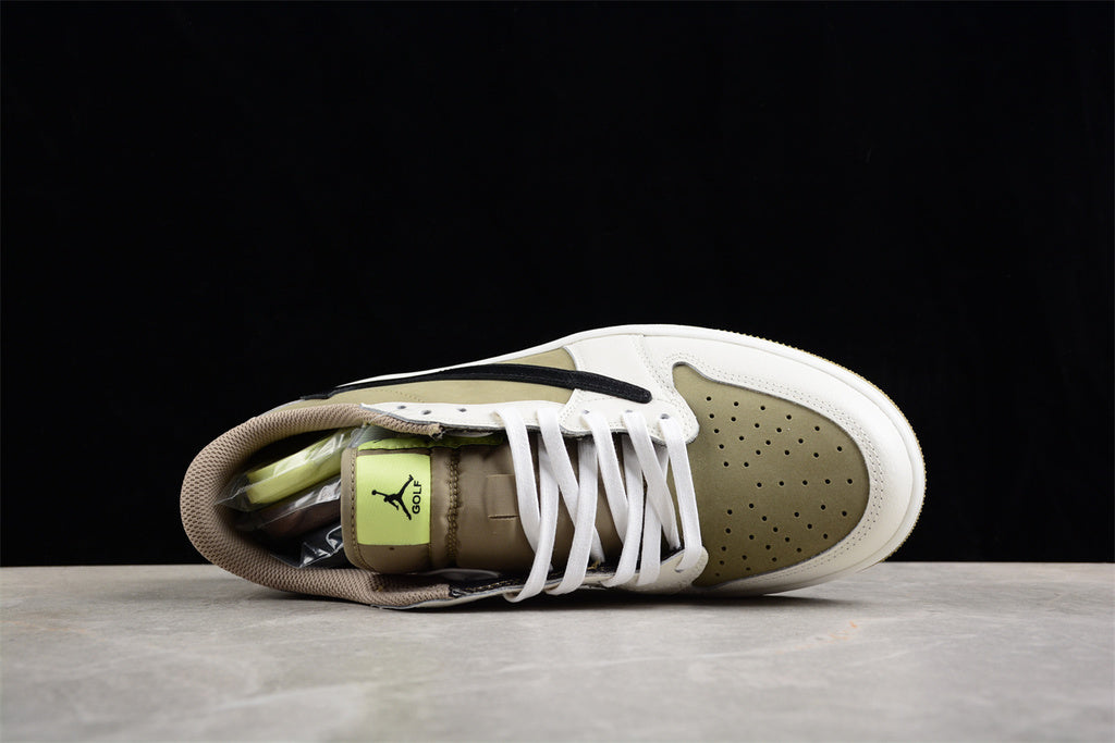 Jordan 1 Retro Low Golf Travis Scott Neutral Olive FZ3124-200