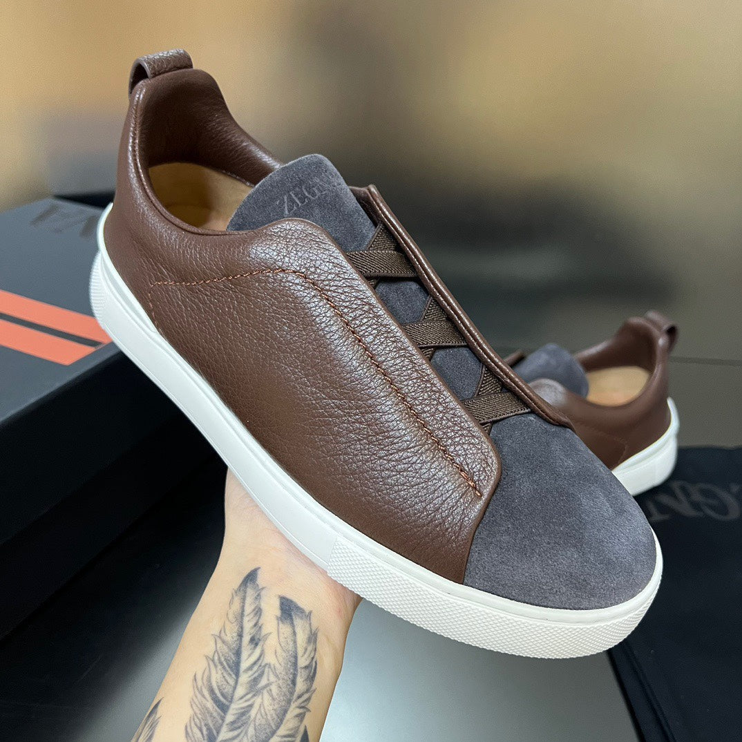 ZEGNA  Triple Stitch Sneakers