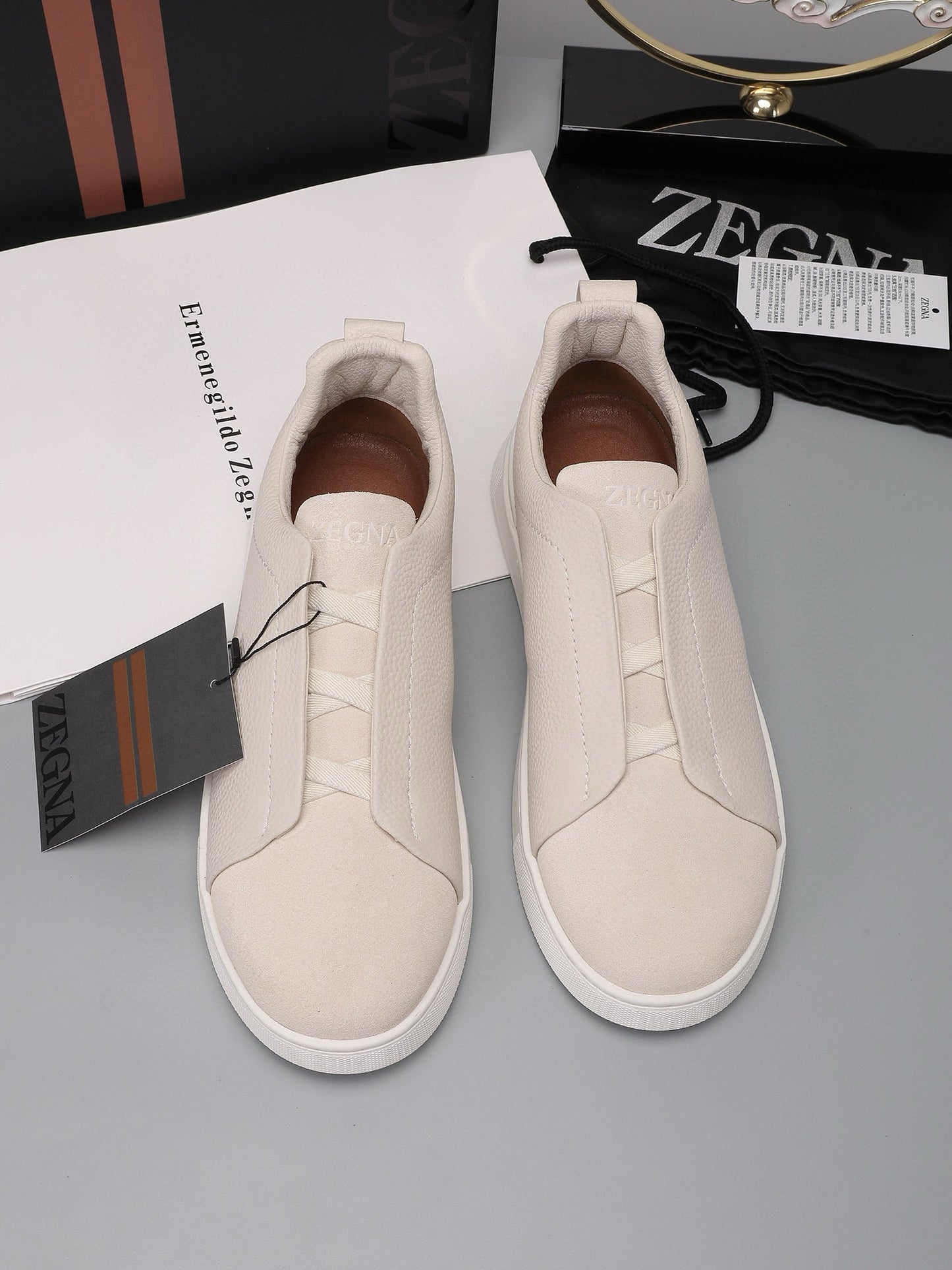 ZEGNA  Triple Stitch Sneakers