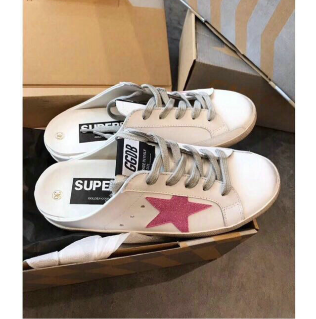 SLIP ON GOLDEN GOOSE GGDB SUPER STAR PINK