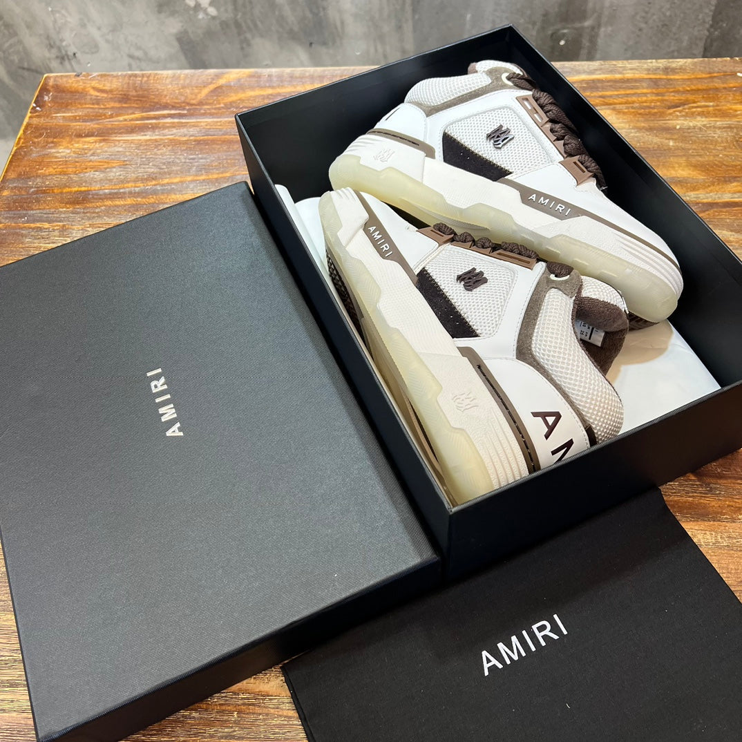 Amiri MA-1 White Brown