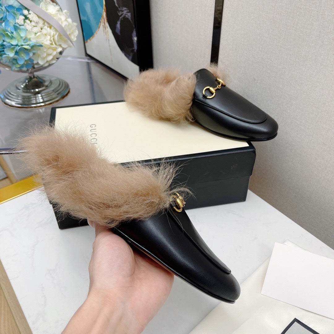 Gucci Princetown Slipper Black 2015 ReEdition Leather