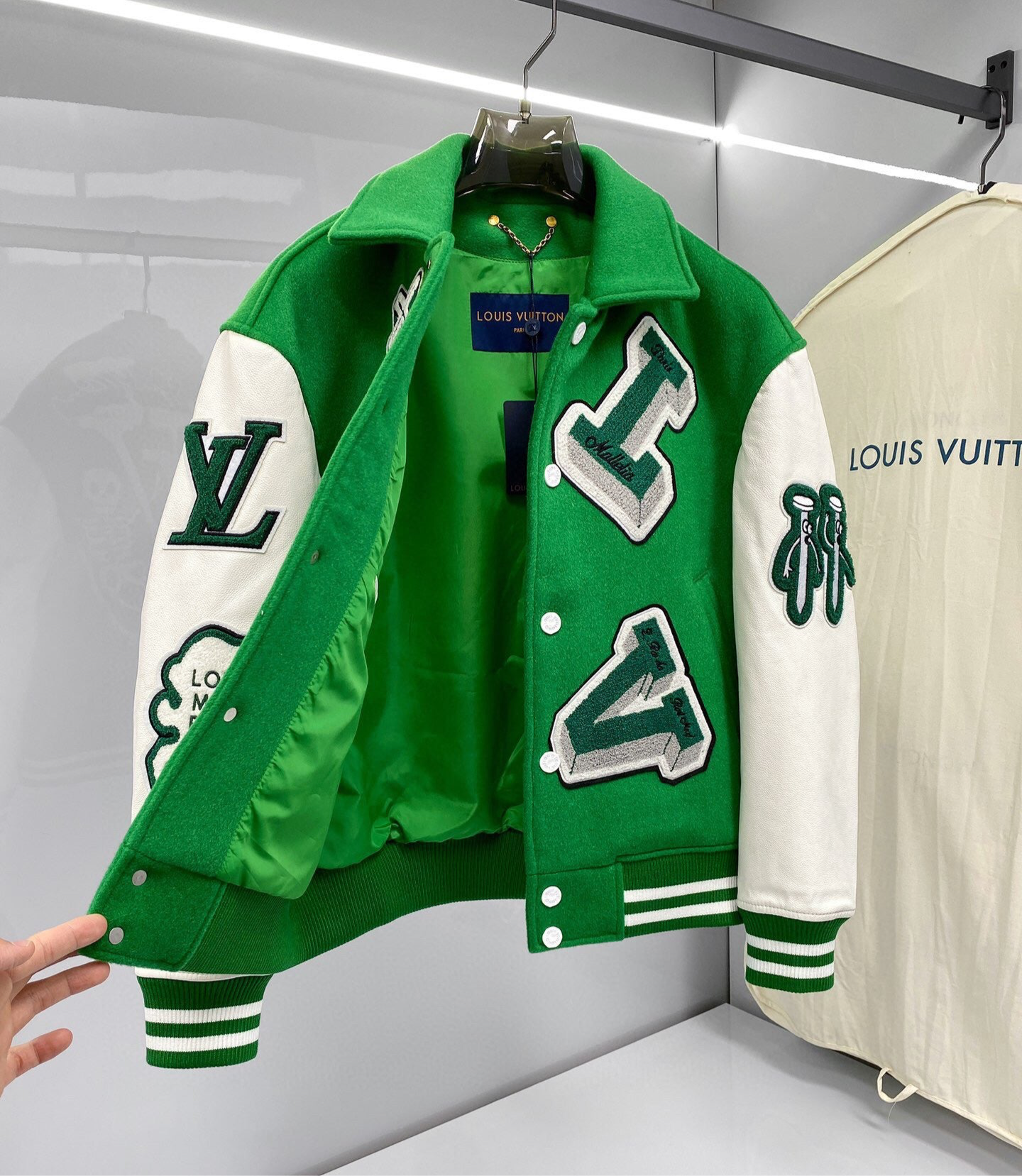 Jacket Varsity Green