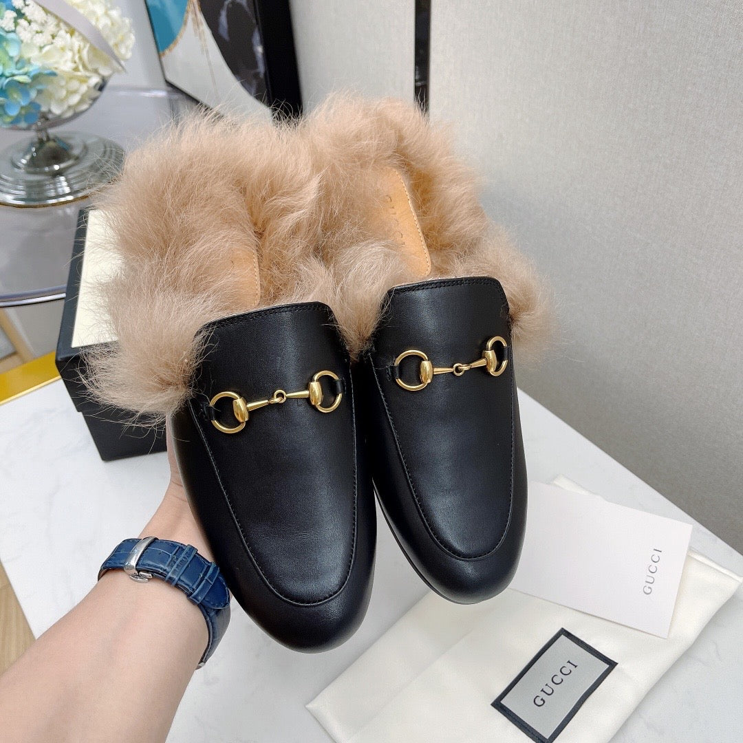 Gucci Princetown Slipper Black 2015 ReEdition Leather