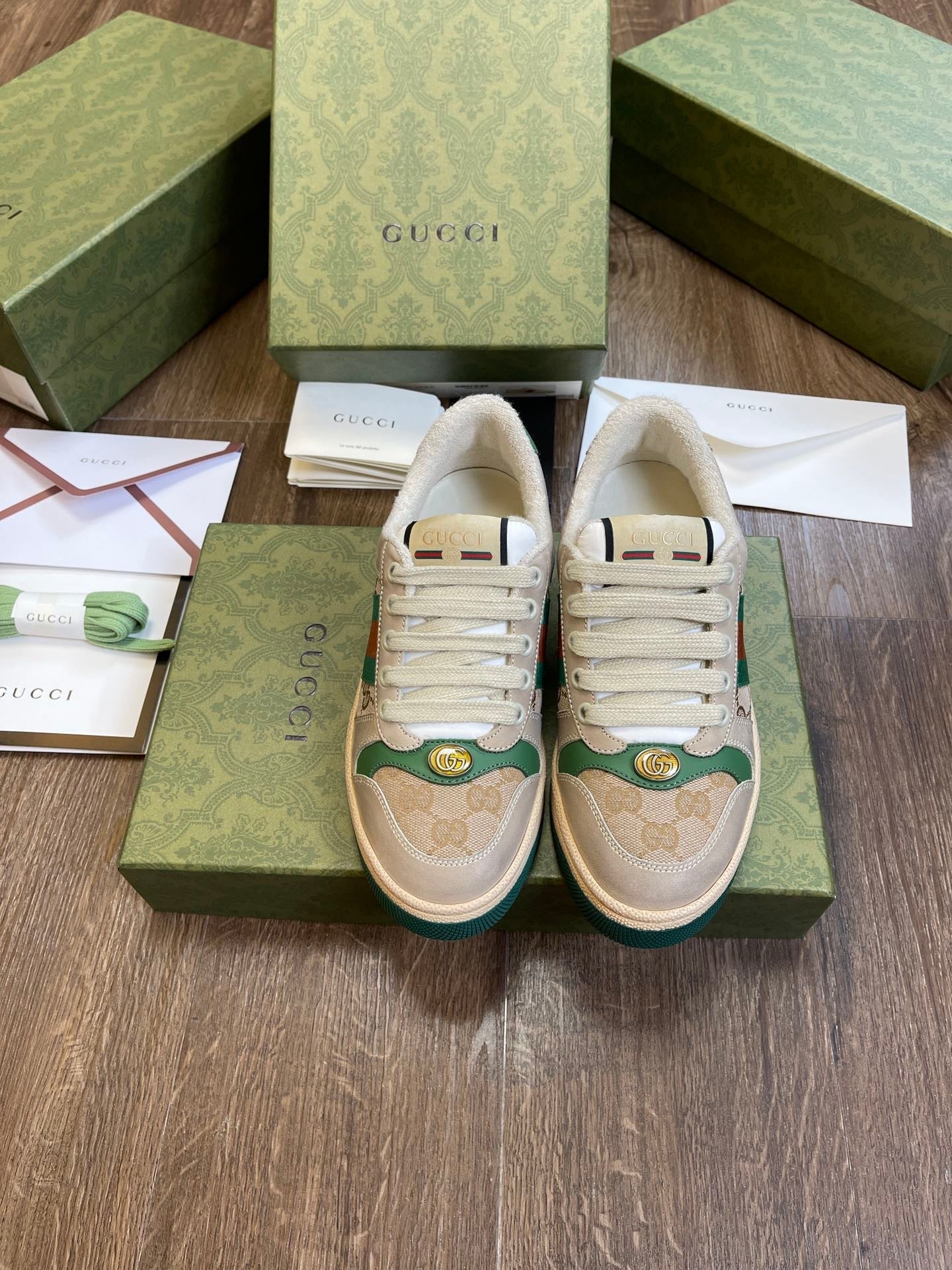 Gucci Screener GG Canvas verde